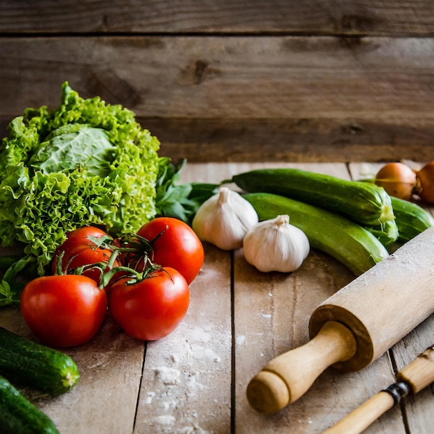 Ingrediente proaspete pe masă